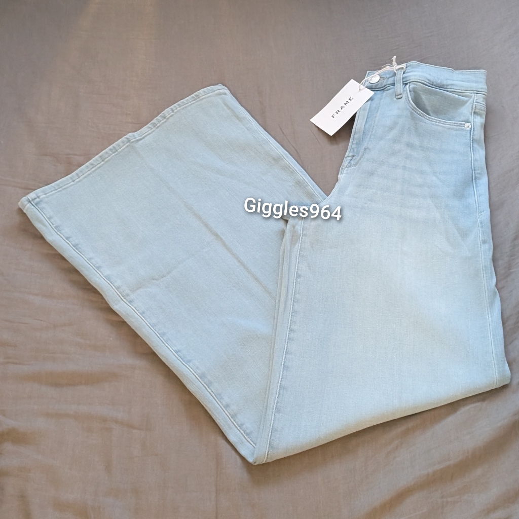 Frame Le Palazzo Wide Leg Pant Jeans Clarity Light Wash